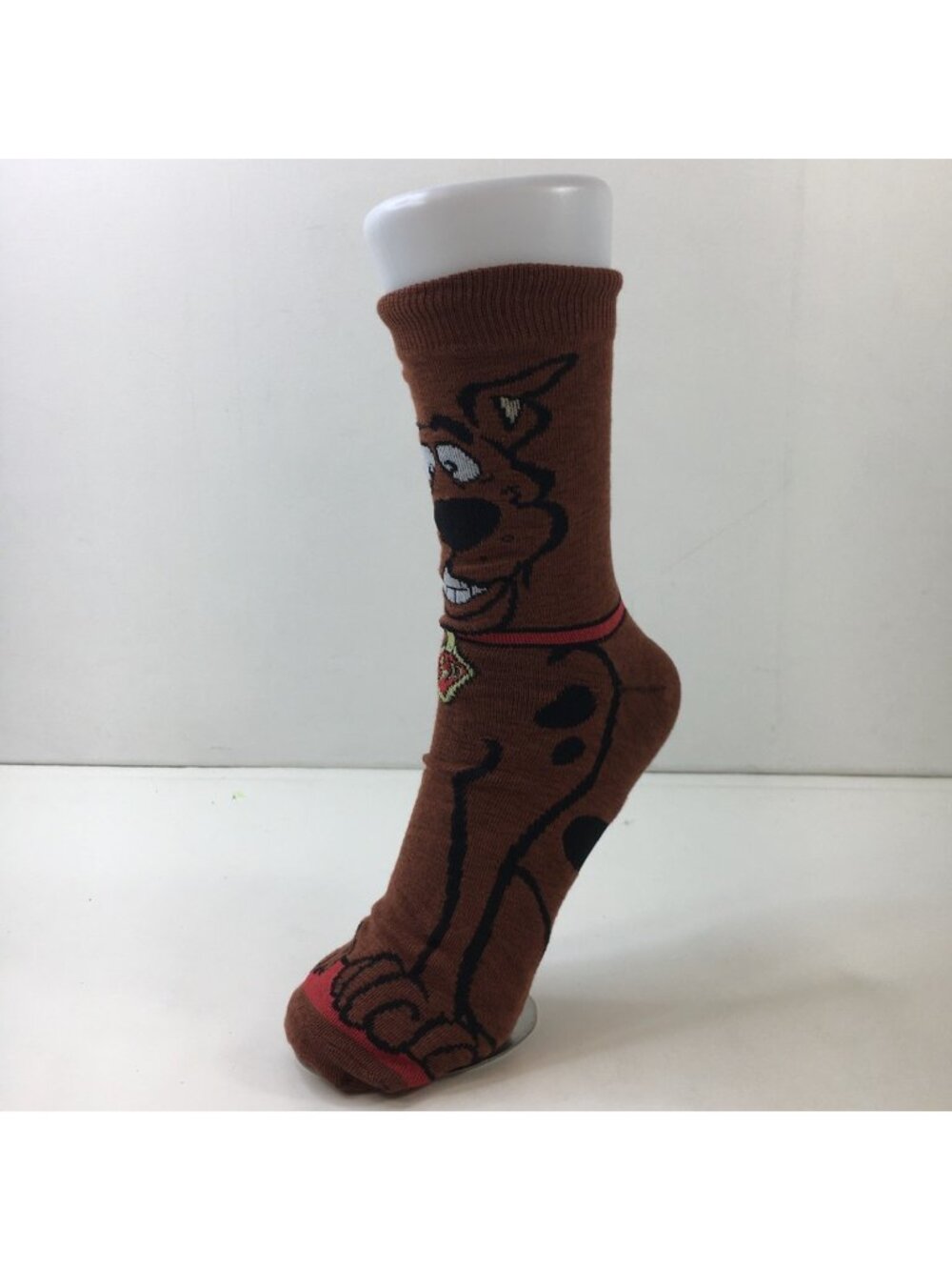Scooby-Doo Unisex Novelty Crew Socks Ribbed Cuffs Brown Black